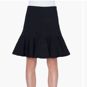 Akris Punto Tiered Flare Jersey Skirt